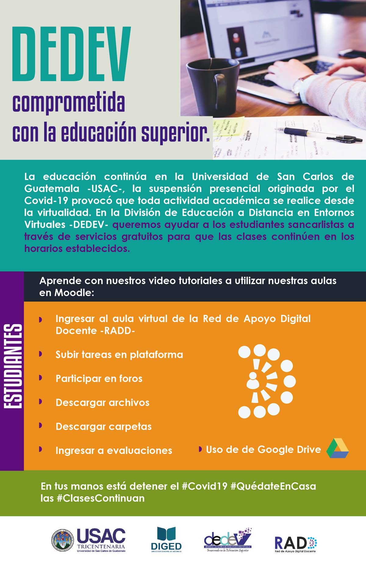 DEDEV comprometida con la educación superior