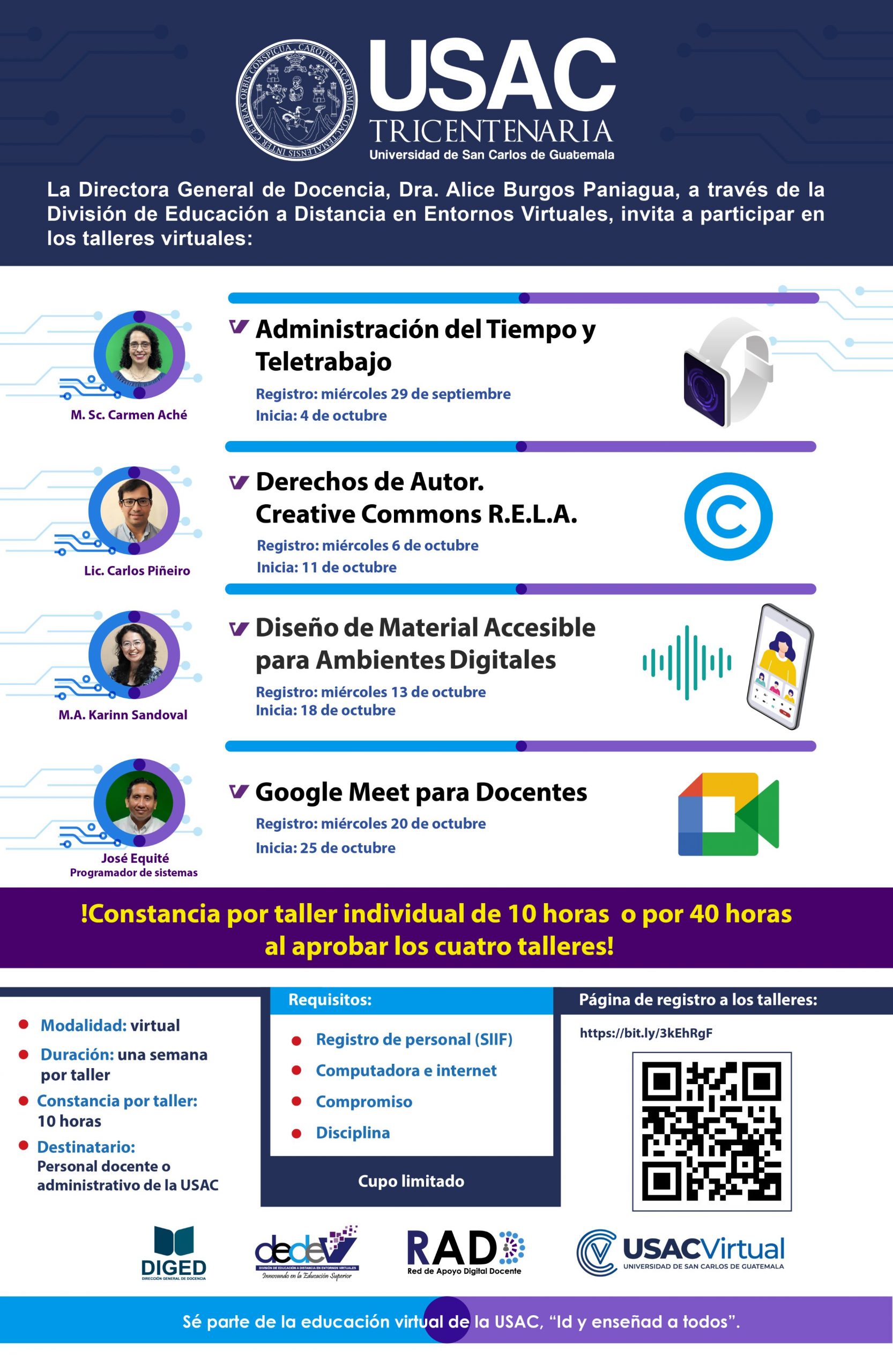 La DEDEV ofrece talleres virtuales con constancia de capacitación